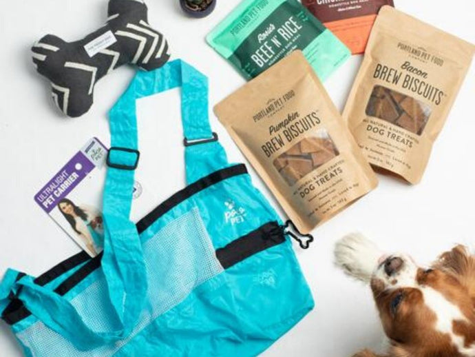 Win eco-friendly essentials for your favorite furry co-worker!