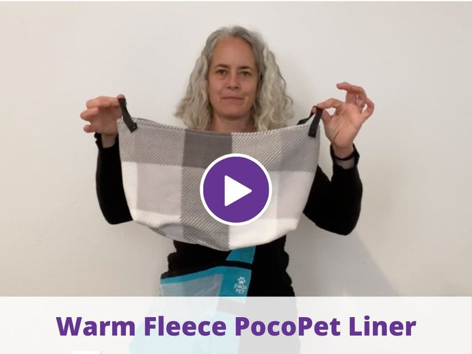 Cozy Warm Fleece Liner for your PocoPet Small Dog Carrier